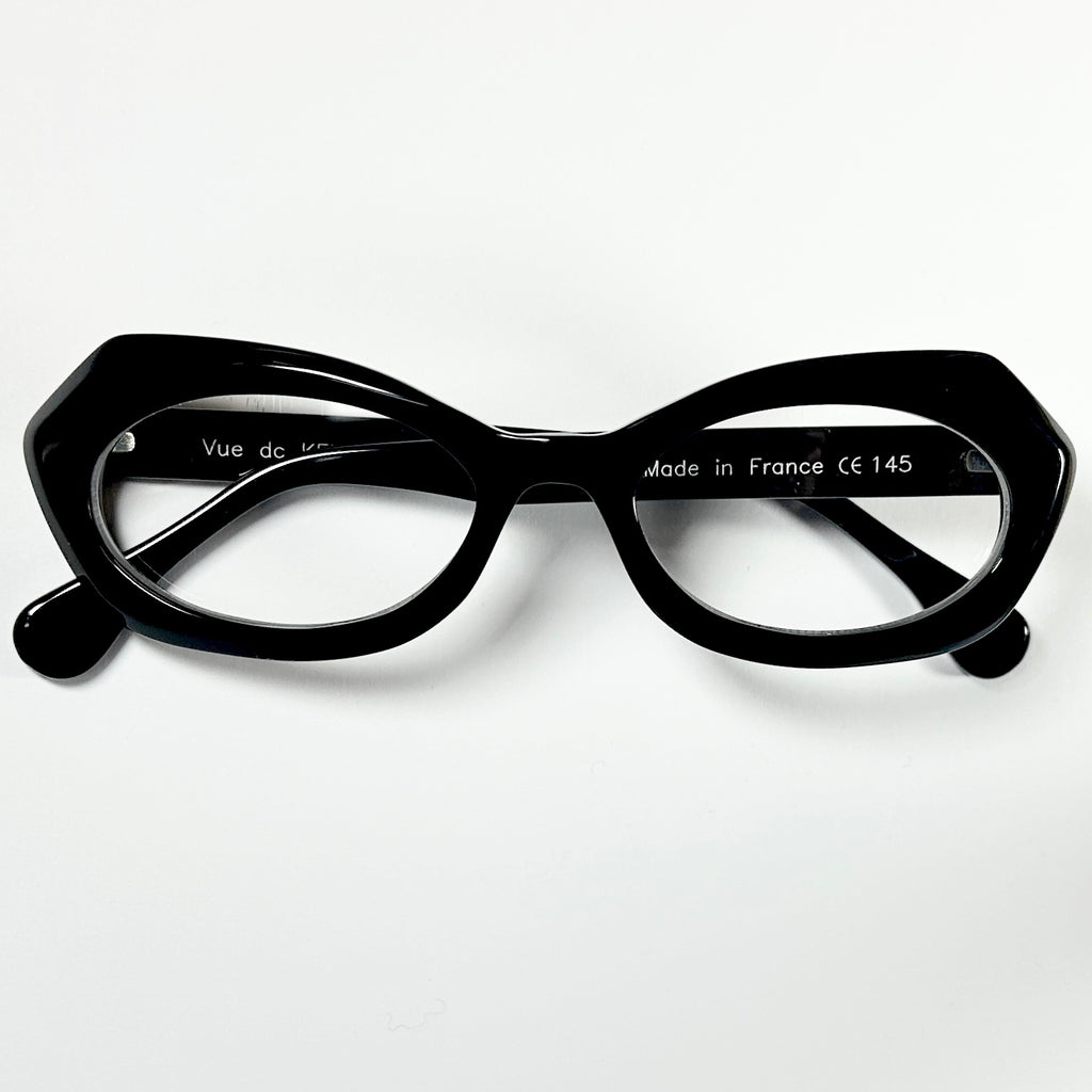 VUE DC KEL 100 Women's Eyeglasses Frame in Black - Authentic New