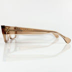 VUE DC JIM Unisex Eyeglasses Frame in Clear Brown - Authentic New