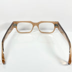 VUE DC JIM Unisex Eyeglasses Frame in Clear Brown - Authentic New