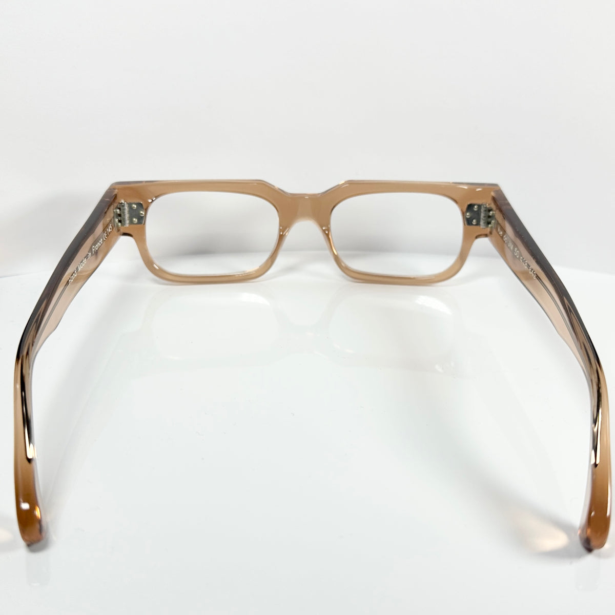 VUE DC JIM Unisex Eyeglasses Frame in Clear Brown - Authentic New