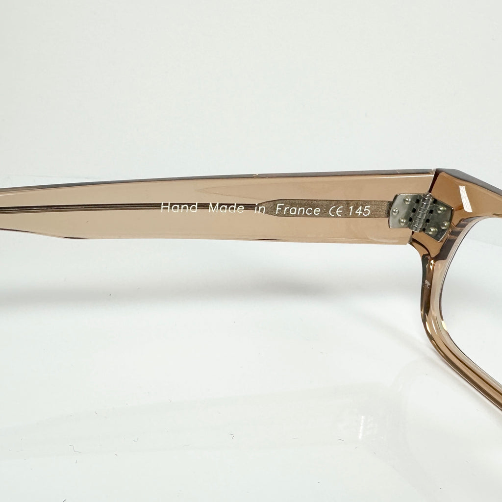 VUE DC JIM Unisex Eyeglasses Frame in Clear Brown - Authentic New