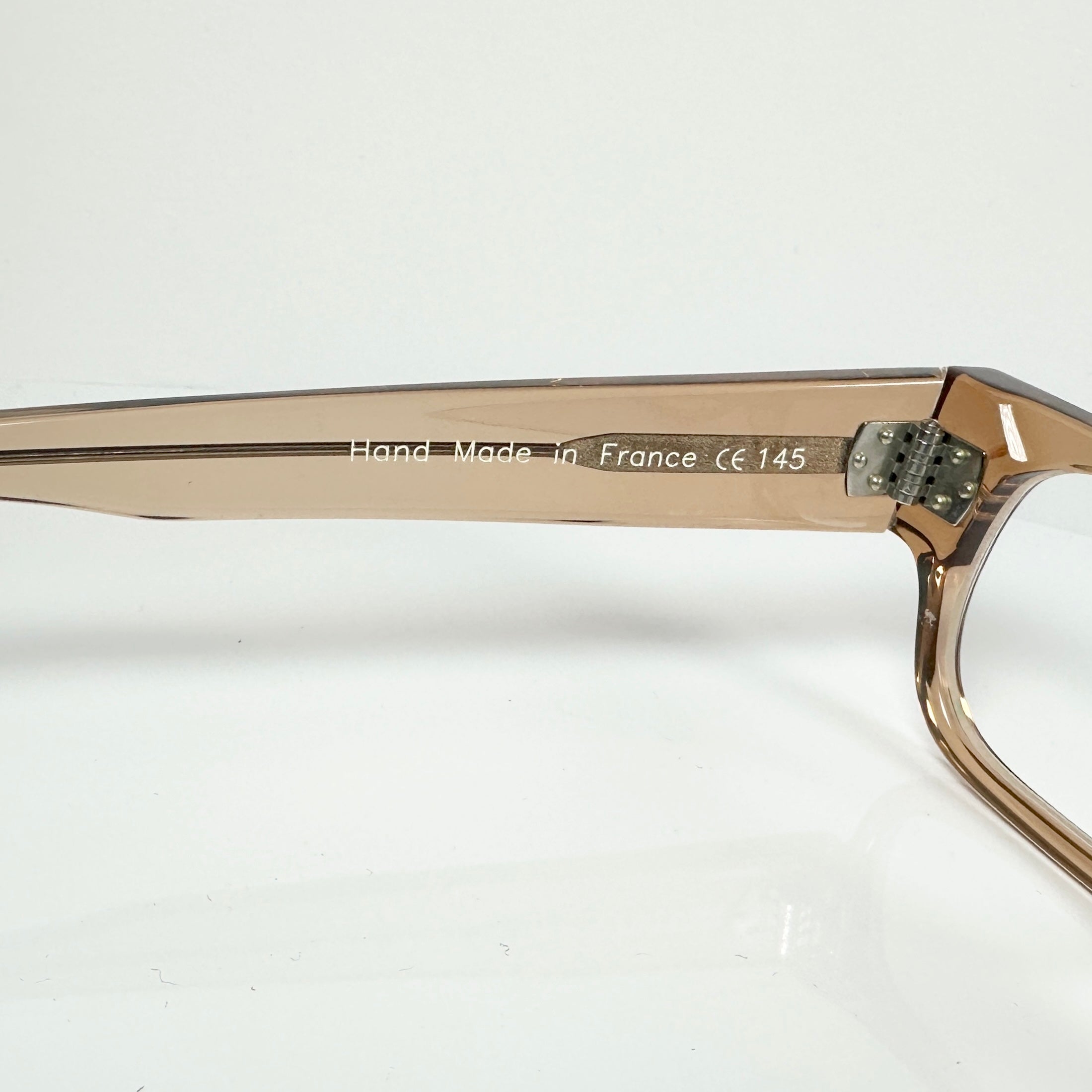 VUE DC JIM Unisex Eyeglasses Frame in Clear Brown - Authentic New