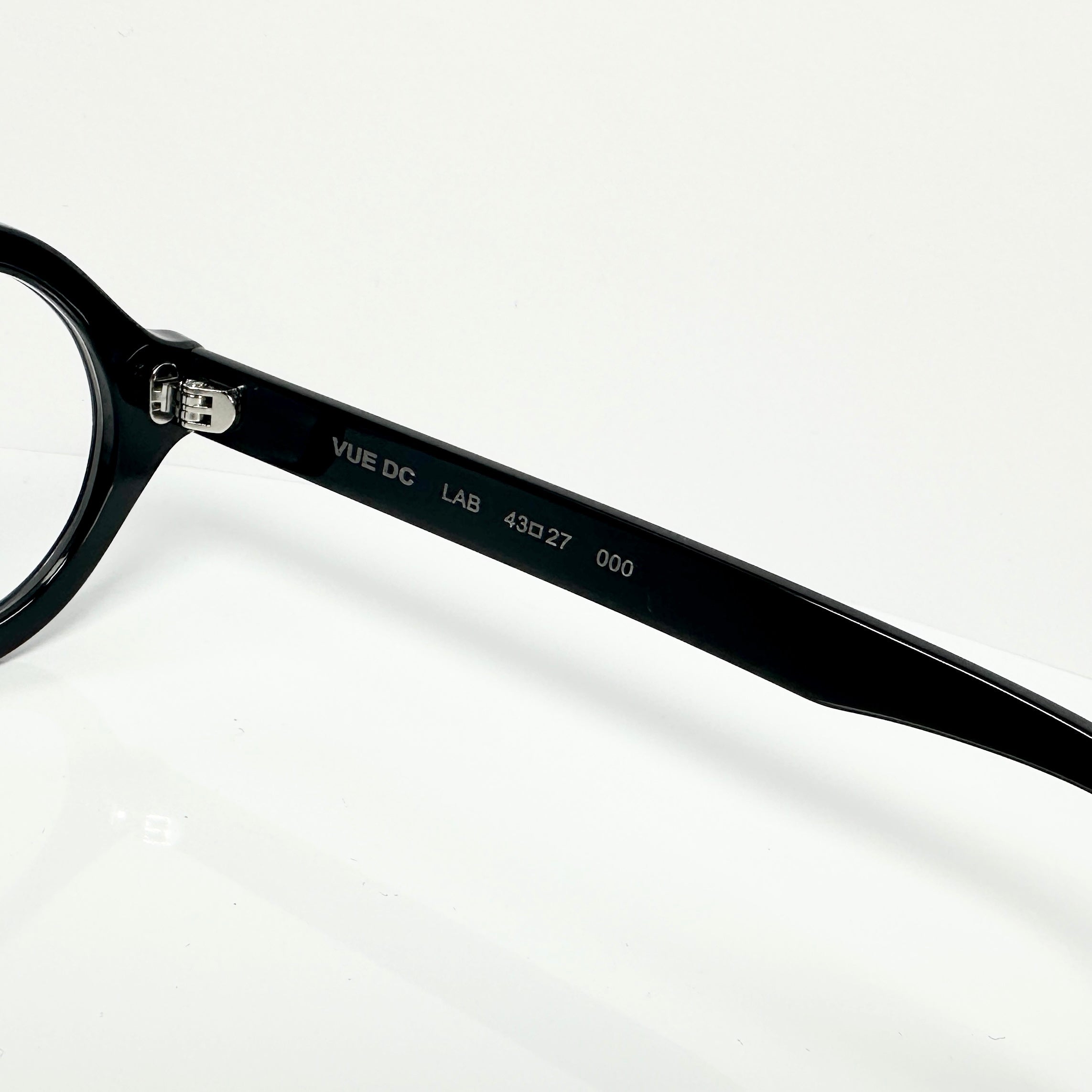 VUE DC LAB 000 Unisex Eyeglasses Frame in Black - Authentic New