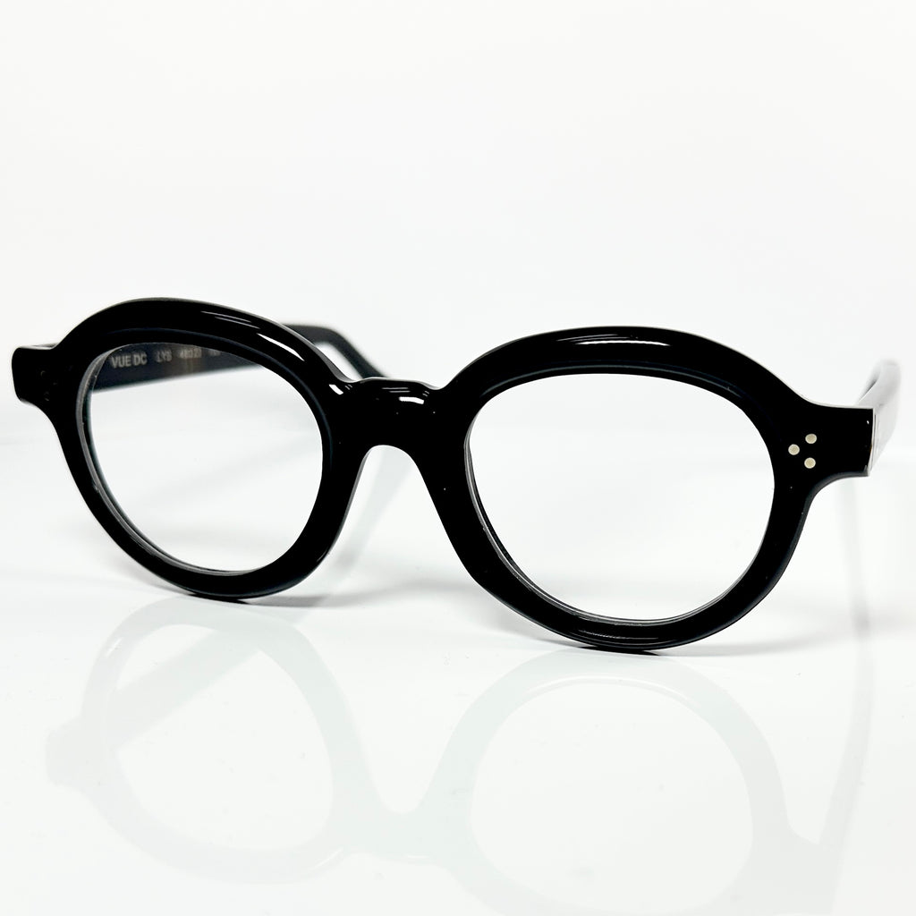 VUE DC LYS 100 Unisex Eyeglasses Frame in Black - Authentic New