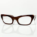 VUE DC SOF 300 Women's Eyeglasses Frame in Wood Texture - Authentic New