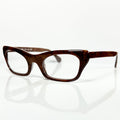 VUE DC SOF 300 Women's Eyeglasses Frame in Wood Texture - Authentic New
