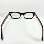 VUE DC SOF 300 Women's Eyeglasses Frame in Wood Texture - Authentic New