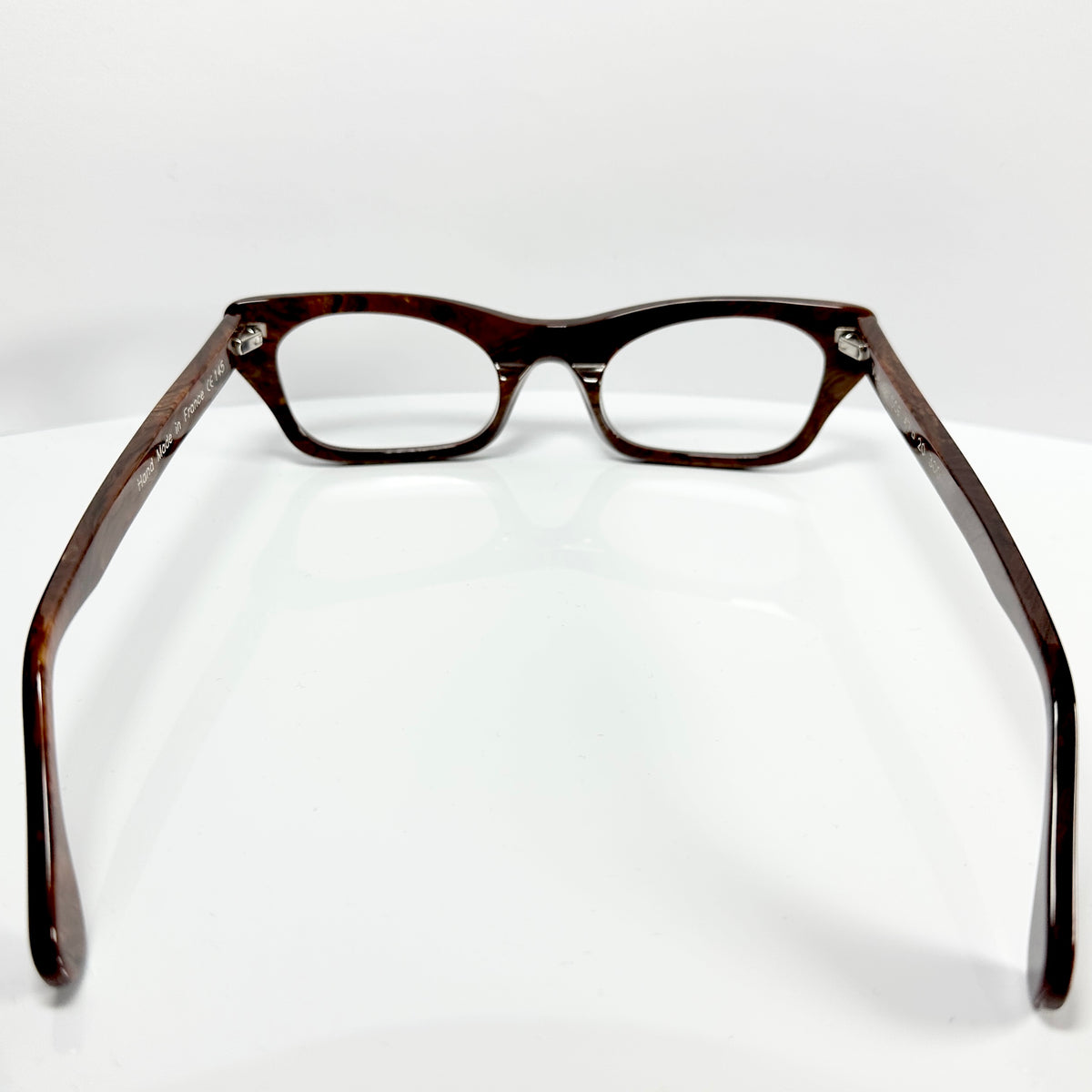 VUE DC SOF 300 Women's Eyeglasses Frame in Wood Texture - Authentic New