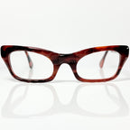 VUE DC SOF Women's Eyeglasses Frame in Croco Tortoise - Authentic New