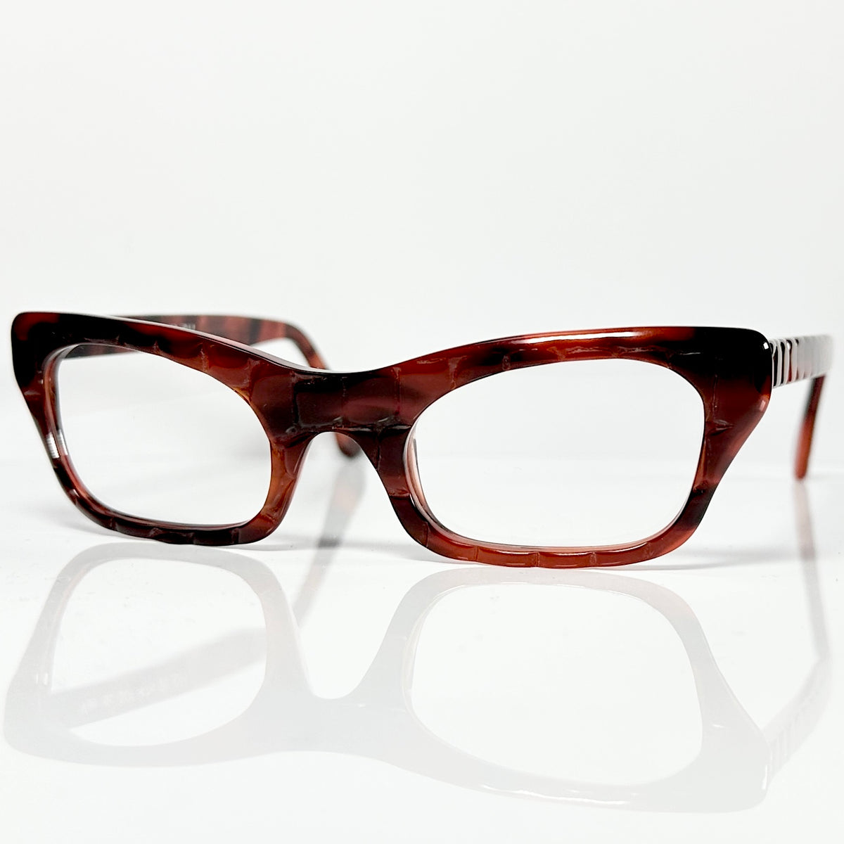 VUE DC SOF Women's Eyeglasses Frame in Croco Tortoise - Authentic New