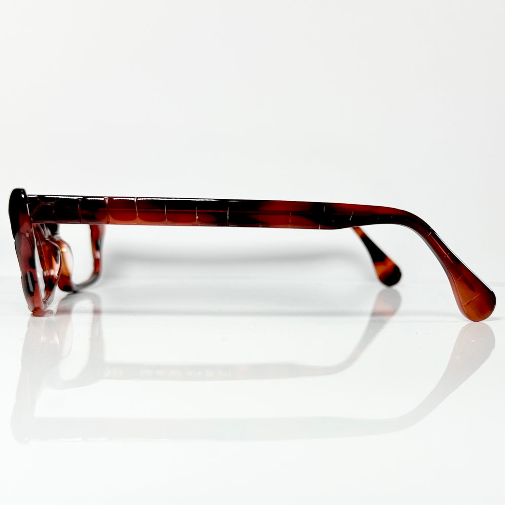 VUE DC SOF Women's Eyeglasses Frame in Croco Tortoise - Authentic New