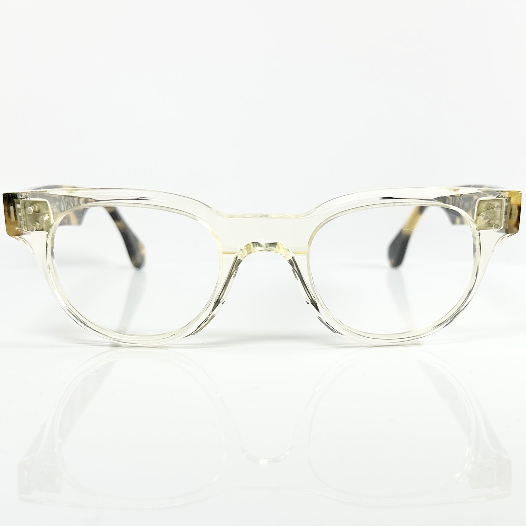 VUE DC BOB2 186E Unisex Eyeglasses Frame in Clear/Tortoise - Authentic New