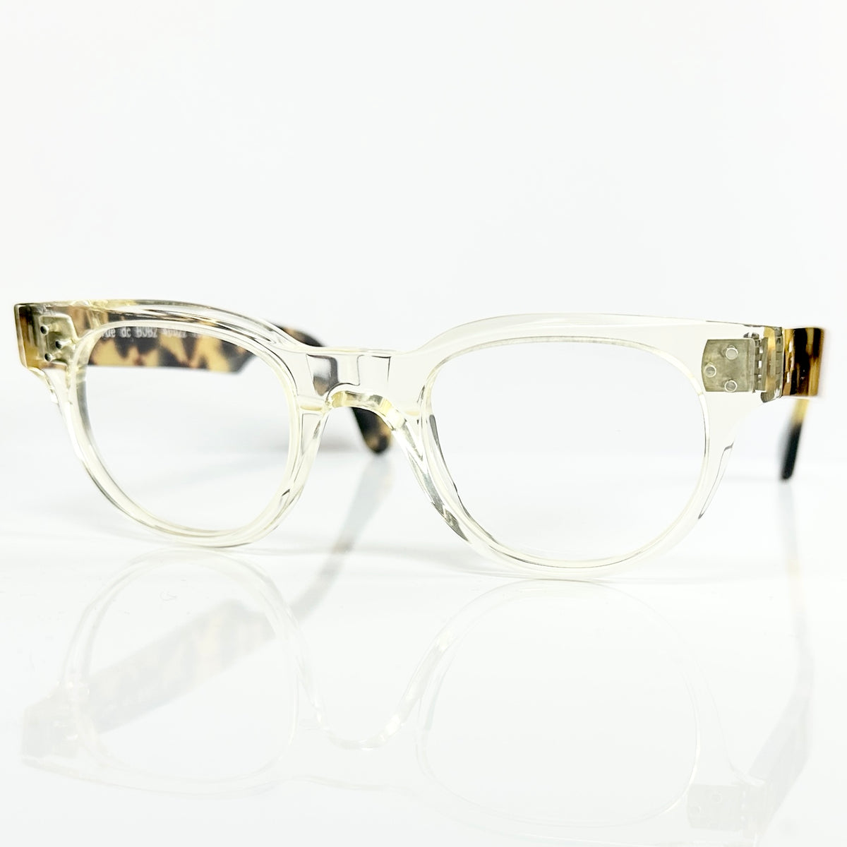 VUE DC BOB2 186E Unisex Eyeglasses Frame in Clear/Tortoise - Authentic New