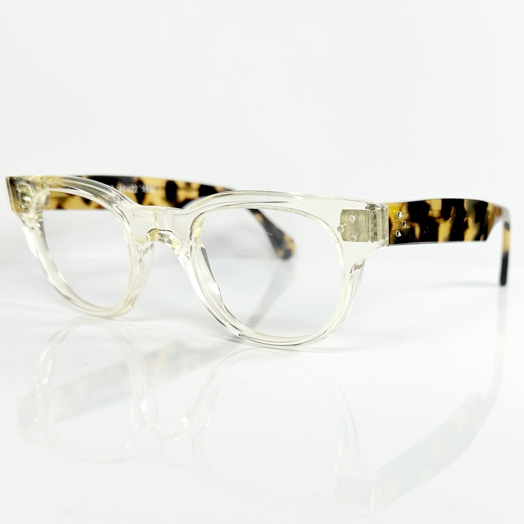 VUE DC BOB2 186E Unisex Eyeglasses Frame in Clear/Tortoise - Authentic New