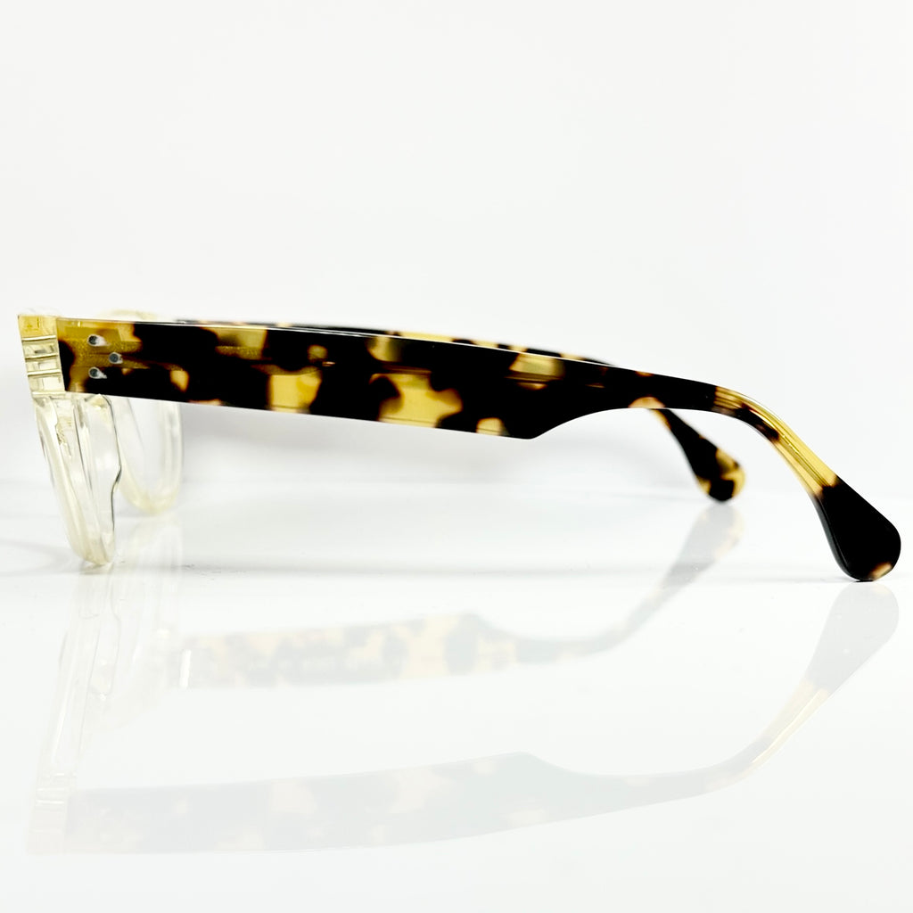 VUE DC BOB2 186E Unisex Eyeglasses Frame in Clear/Tortoise - Authentic New