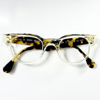 VUE DC BOB2 186E Unisex Eyeglasses Frame in Clear/Tortoise - Authentic New