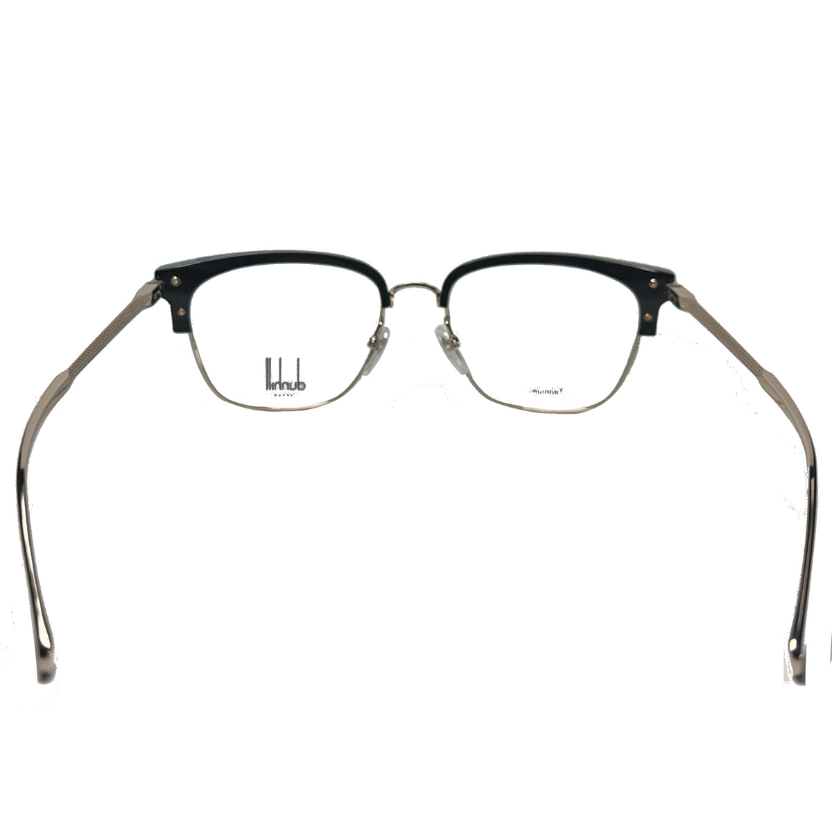 dunhill VDH157 Men's Eyeglasses Frame in Black/gold - Authentic New