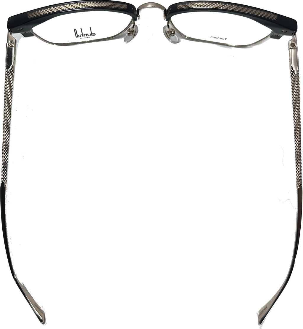 dunhill VDH157 Men's Eyeglasses Frame in Black/gold - Authentic New