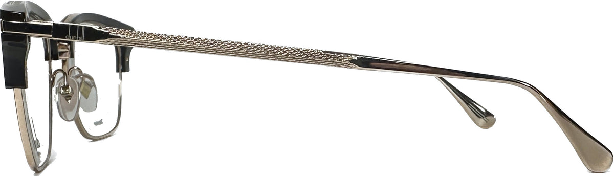 dunhill VDH157 Men's Eyeglasses Frame in Black/gold - Authentic New