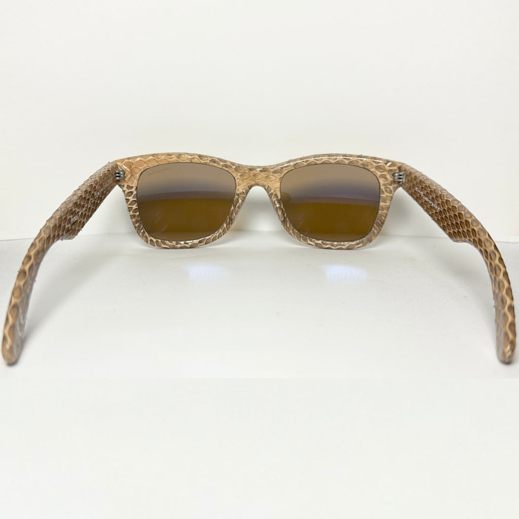 ITALIA INDEPENDENT 0090PY 041 Sunglasses Frames in Sand Brown -  Authentic New