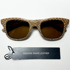 ITALIA INDEPENDENT 0090PY 041 Sunglasses Frames in Sand Brown -  Authentic New