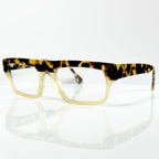 VUE DC R07 1839 Unisex Eyeglasses Frame in Tortoise/Yellow - Authentic New