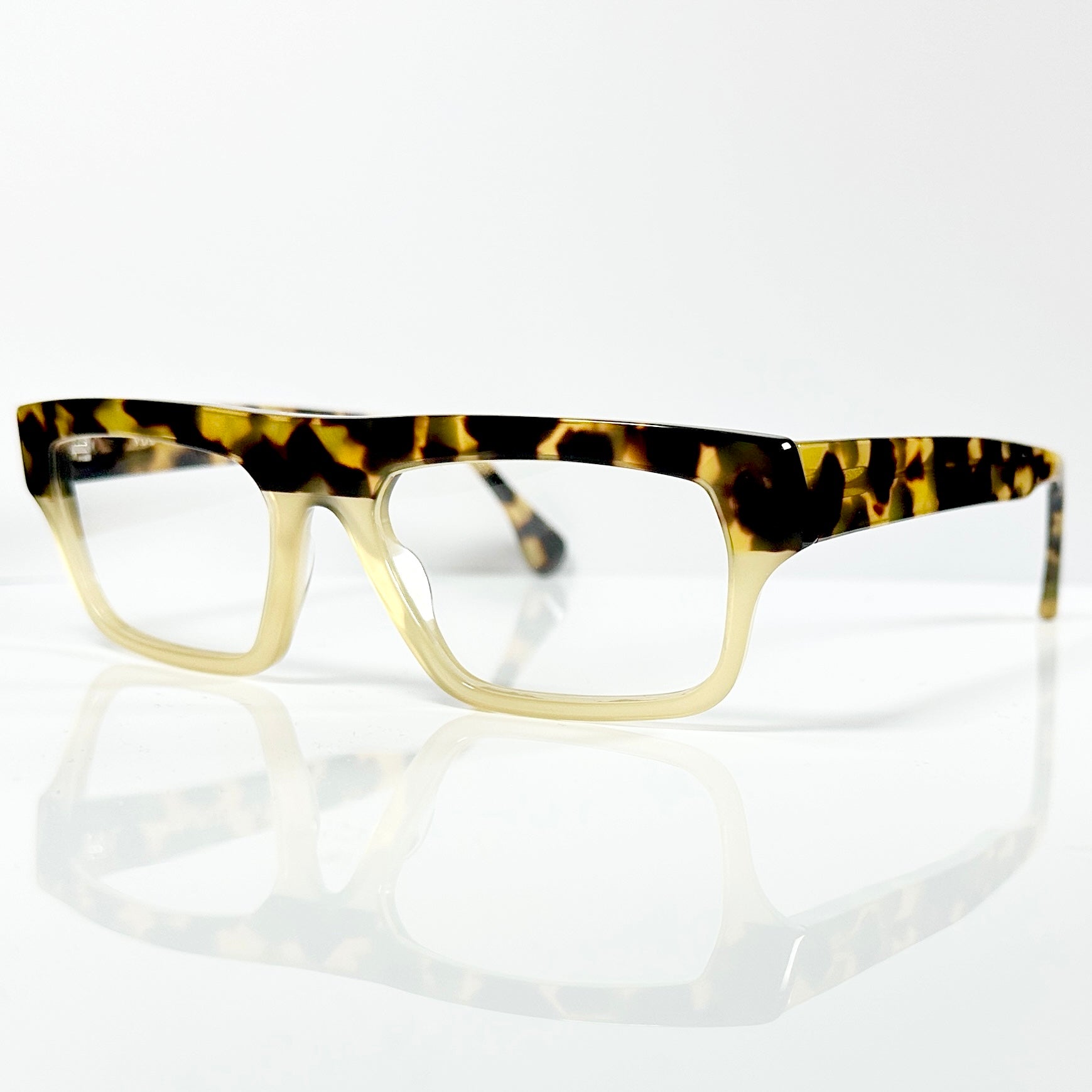 VUE DC R07 1839 Unisex Eyeglasses Frame in Tortoise/Yellow - Authentic New