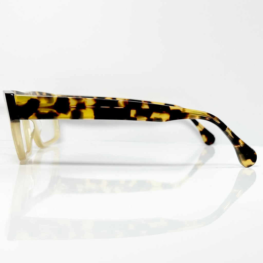 VUE DC R07 1839 Unisex Eyeglasses Frame in Tortoise/Yellow - Authentic New