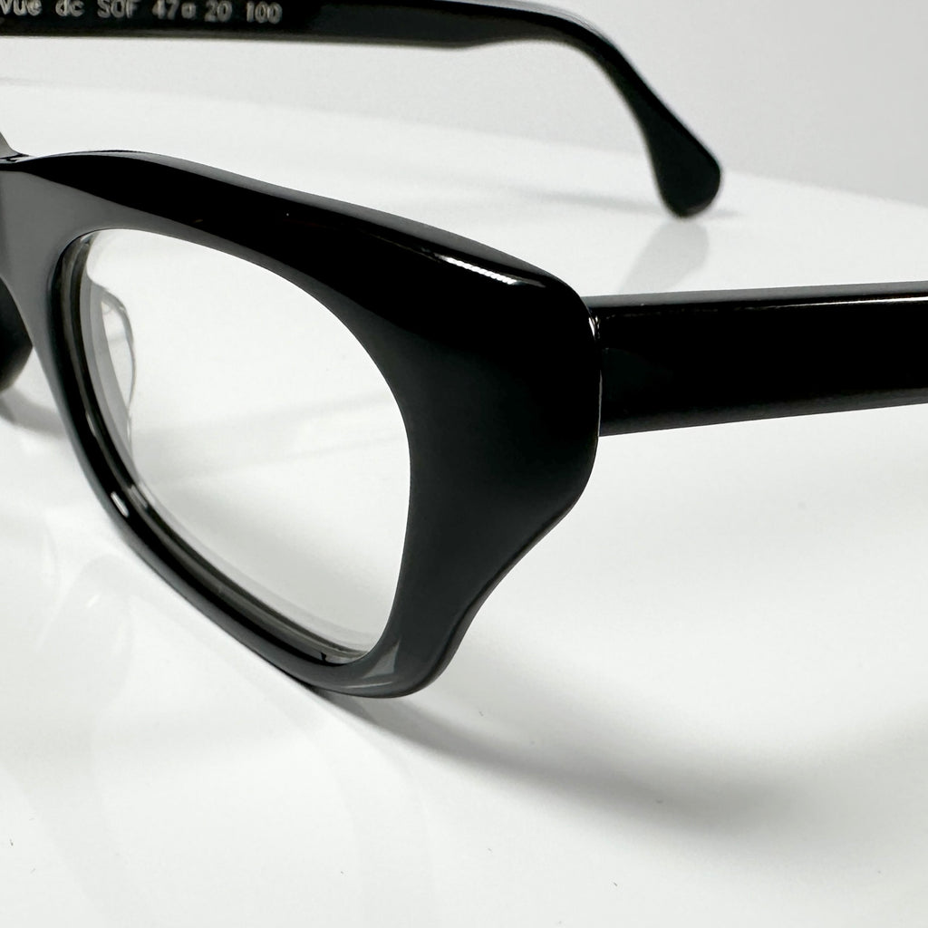 VUE DC SOF 100 Women's Eyeglasses Frame in Black - Authentic New
