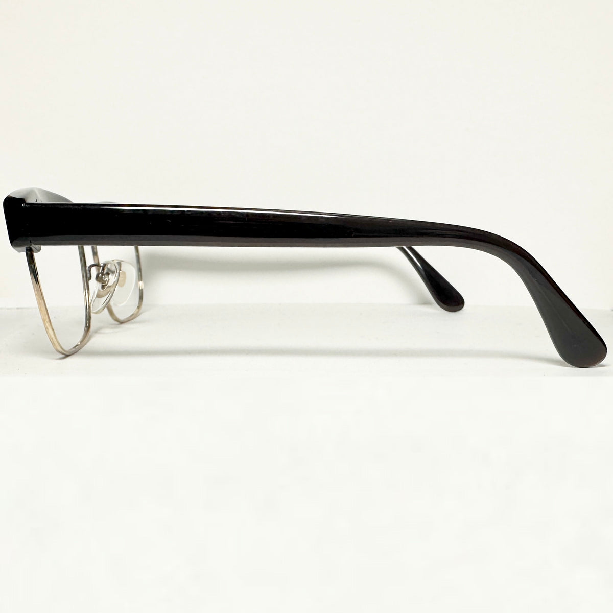 Empire 12KGF Gold-Filled Men's Eyeglasses Frames in Brown/Gold - Authentic
