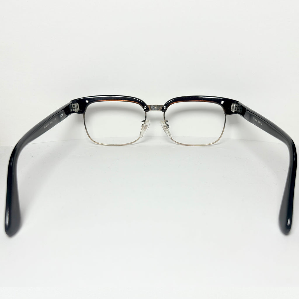 Empire 12KGF Gold-Filled Men's Eyeglasses Frames in Brown/Gold - Authentic
