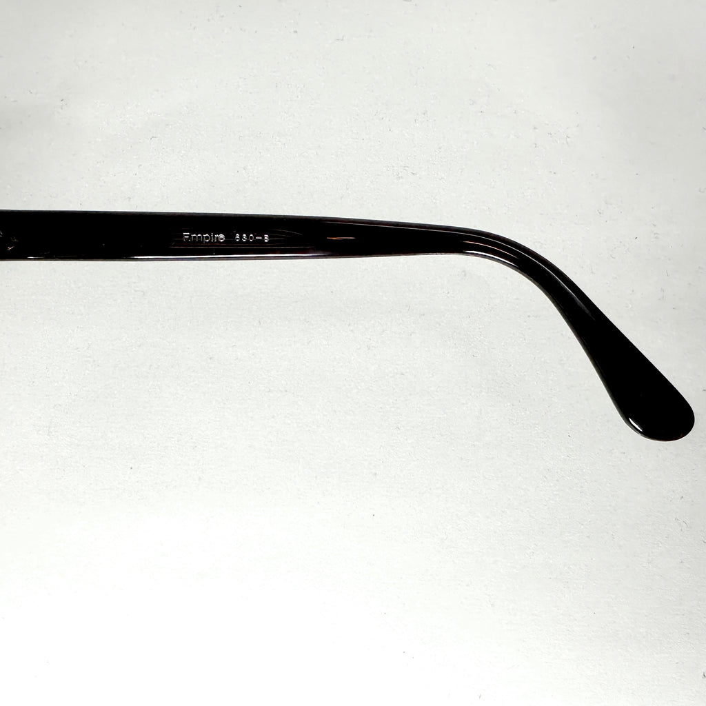 Empire 12KGF Gold-Filled Men's Eyeglasses Frames in Brown/Gold - Authentic
