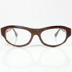 VUE DC R05 300 Unisex Eyeglasses Frame in Wood Texture - Authentic New