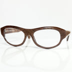 VUE DC R05 300 Unisex Eyeglasses Frame in Wood Texture - Authentic New