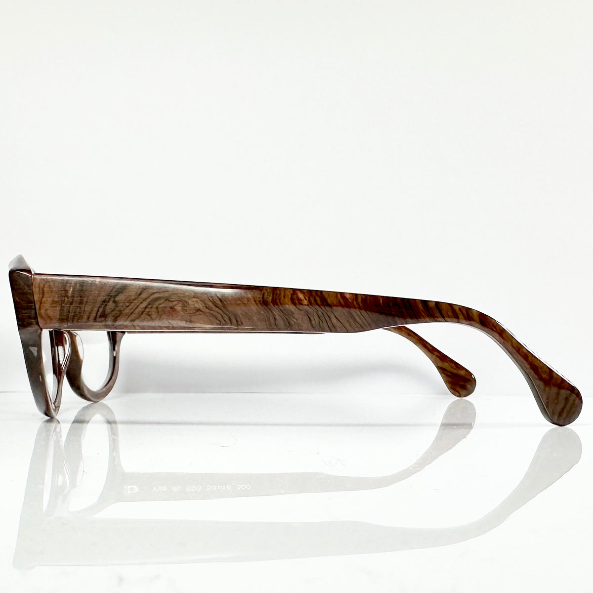 VUE DC R05 300 Unisex Eyeglasses Frame in Wood Texture - Authentic New