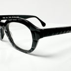 VUE DC TAO C10 Unisex Eyeglasses Frame in Crocodile Black  - Authentic New