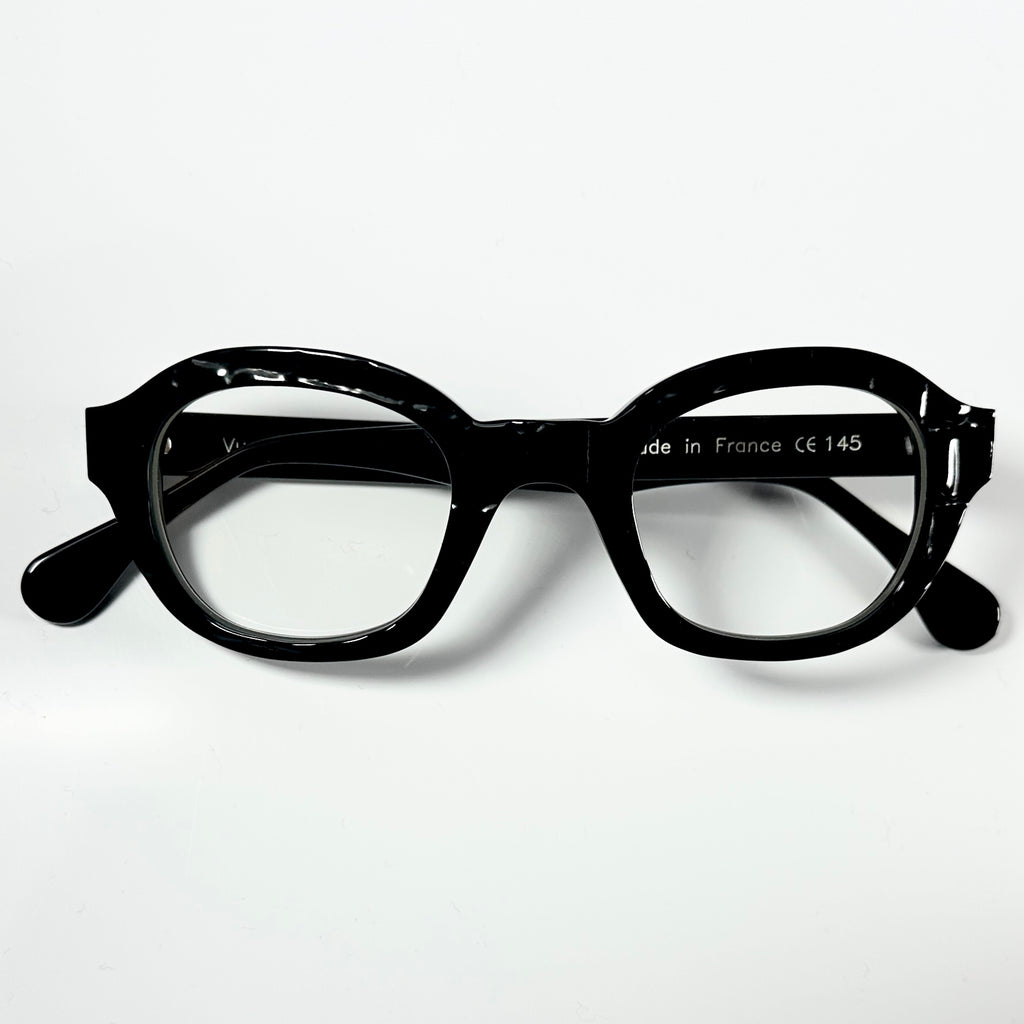 VUE DC TAO C10 Unisex Eyeglasses Frame in Crocodile Black  - Authentic New
