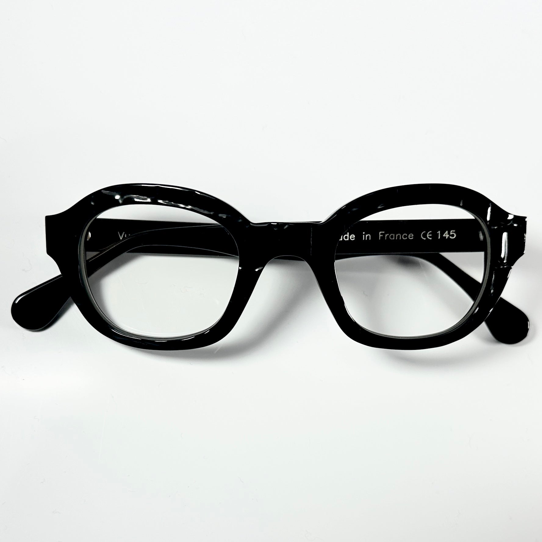 VUE DC TAO C10 Unisex Eyeglasses Frame in Crocodile Black  - Authentic New