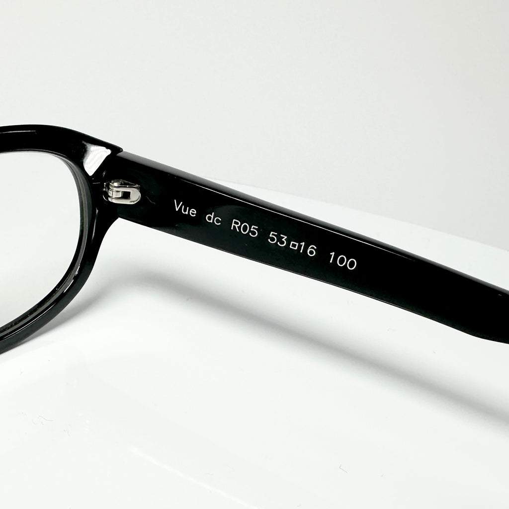 VUE DC R05 100 Eyeglasses Frame in Matt Black - Authentic New