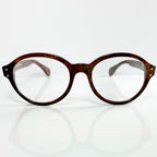 VUE DC PAT Women's Small Eyeglasses Frame in Wood Texture - Authentic New