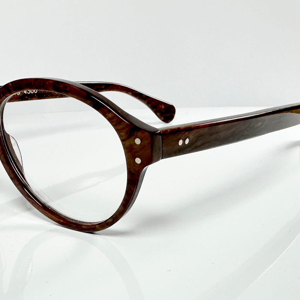 VUE DC PAT Women's Small Eyeglasses Frame in Wood Texture - Authentic New