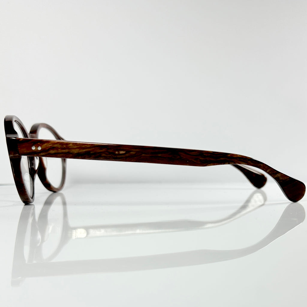 VUE DC PAT Women's Small Eyeglasses Frame in Wood Texture - Authentic New