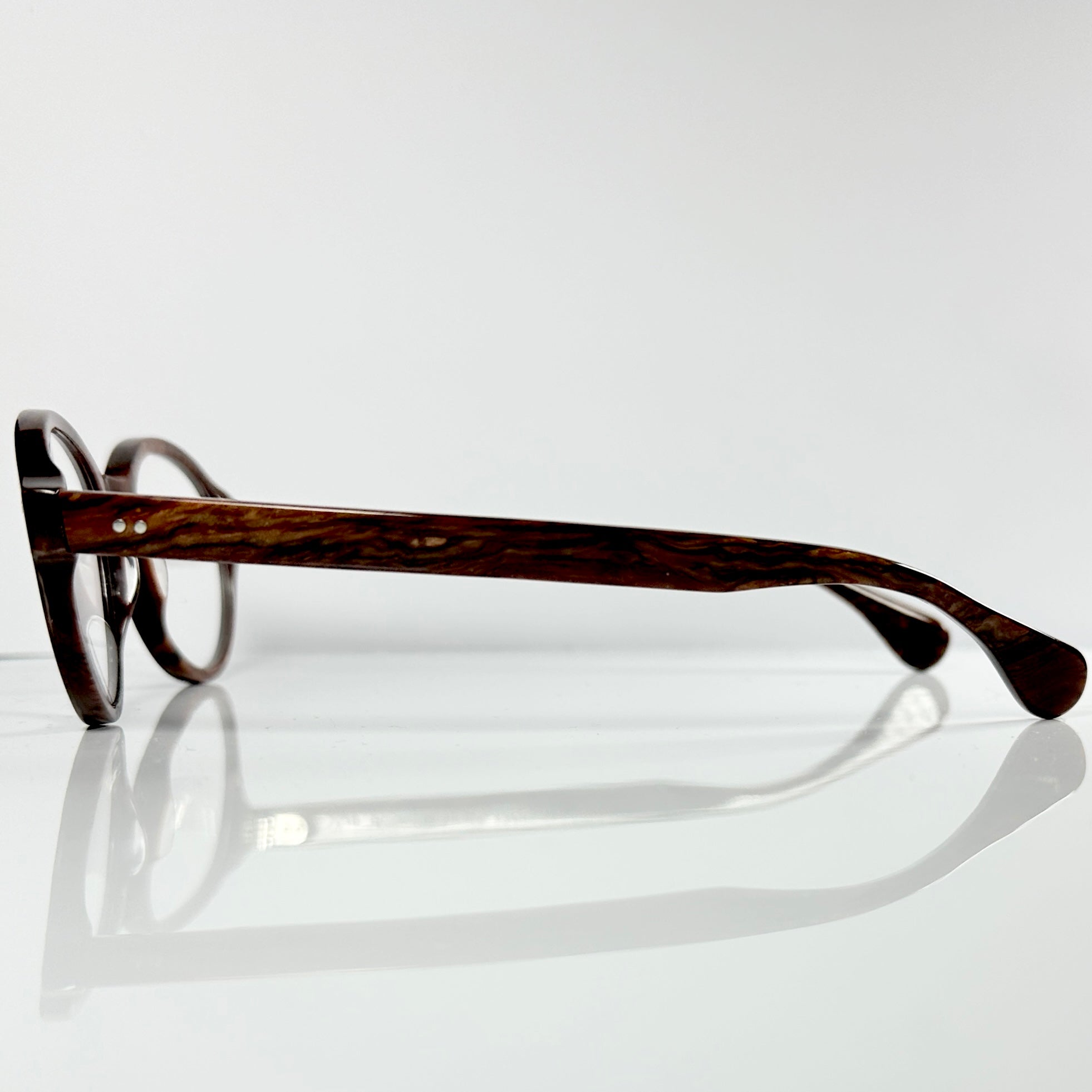 VUE DC PAT Women's Small Eyeglasses Frame in Wood Texture - Authentic New