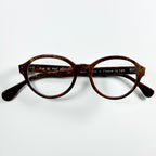 VUE DC PAT Women's Small Eyeglasses Frame in Wood Texture - Authentic New