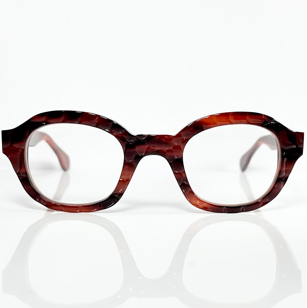 VUE DC TAO Unisex Eyeglasses Frame in Croco Tortoise - Authentic New