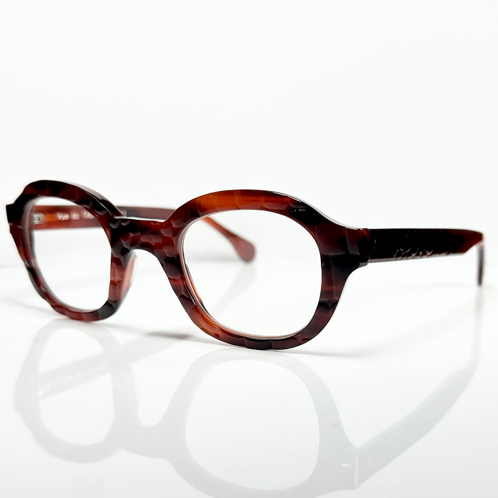 VUE DC TAO Unisex Eyeglasses Frame in Croco Tortoise - Authentic New