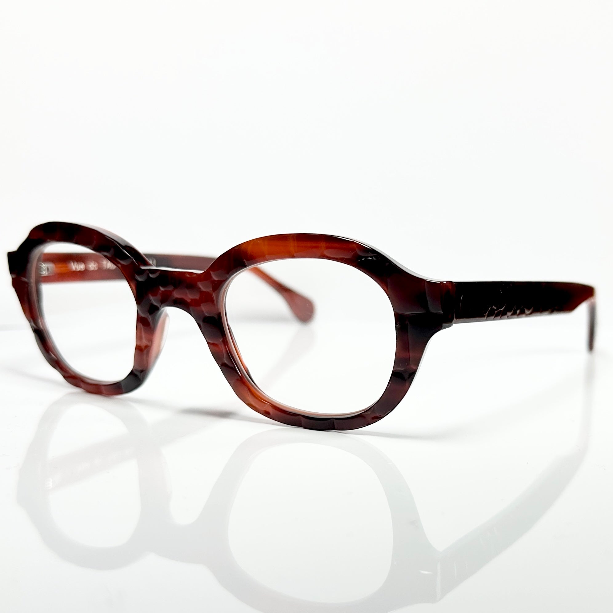 VUE DC TAO Unisex Eyeglasses Frame in Croco Tortoise - Authentic New