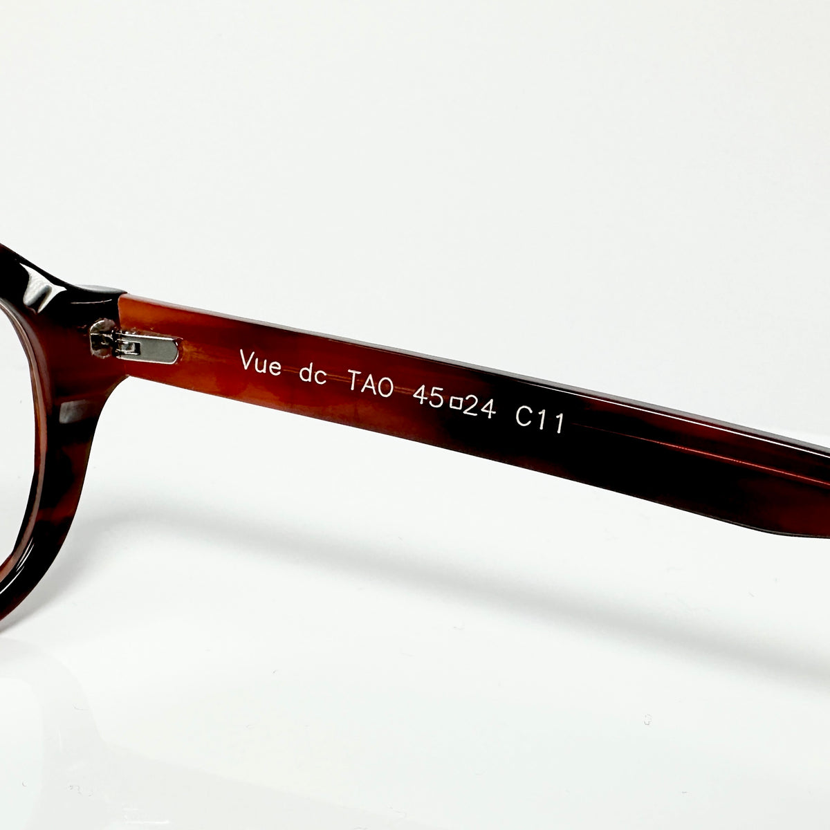 VUE DC TAO Unisex Eyeglasses Frame in Croco Tortoise - Authentic New