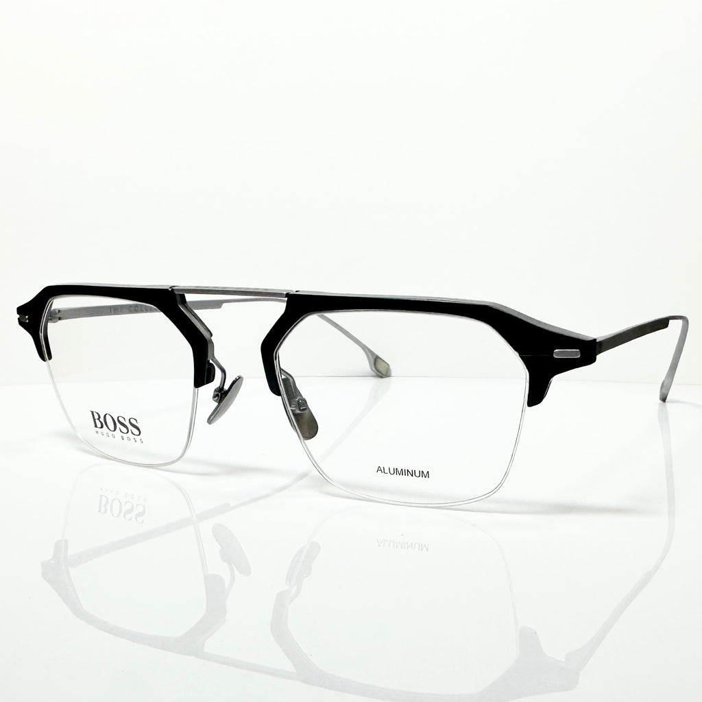 HUGO BOSS 1136 003 Eyeglasses Frames in Matt Black -  Authentic New
