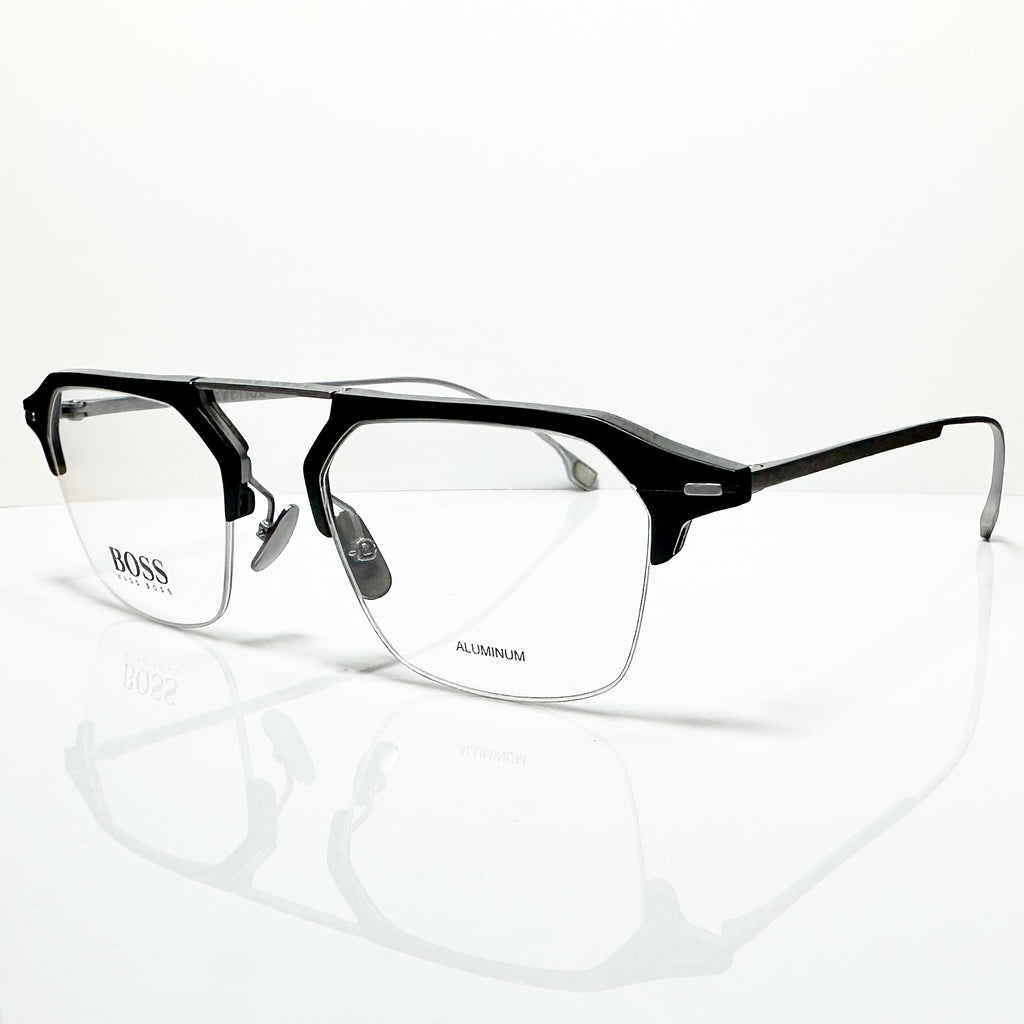 HUGO BOSS 1136 003 Eyeglasses Frames in Matt Black -  Authentic New